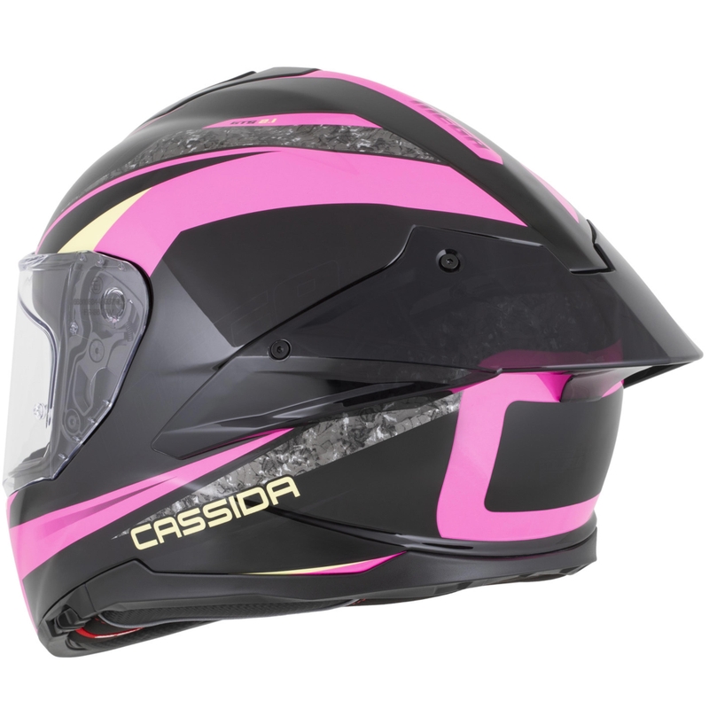 Cassida Integral GTS 2.1 Mega full-face motociklistička kaciga crno-roza-bijela-vanilija