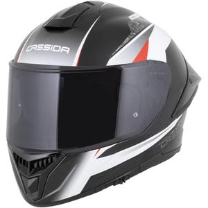 Cassida Integral GTS 2.1 Mega full-face motociklistička kaciga crno-bijelo-crvena