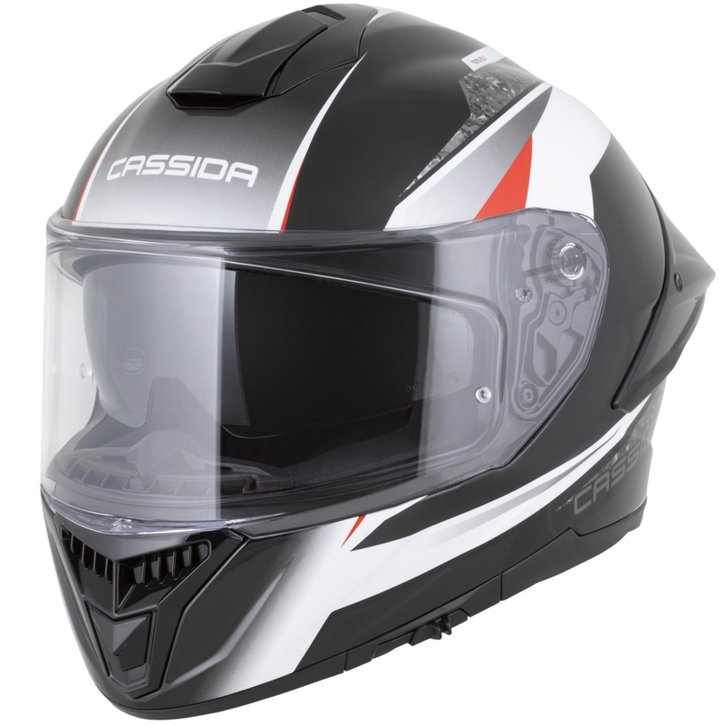 Cassida Integral GTS 2.1 Mega full-face motociklistička kaciga crno-bijelo-crvena