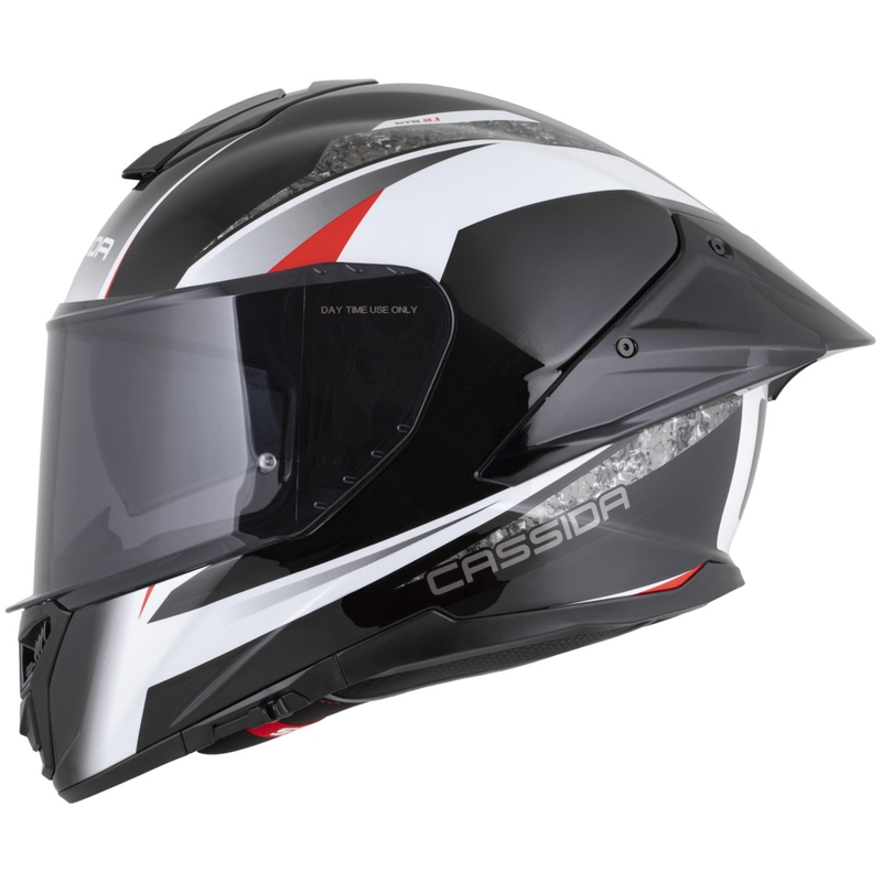 Cassida Integral GTS 2.1 Mega full-face motociklistička kaciga crno-bijelo-crvena