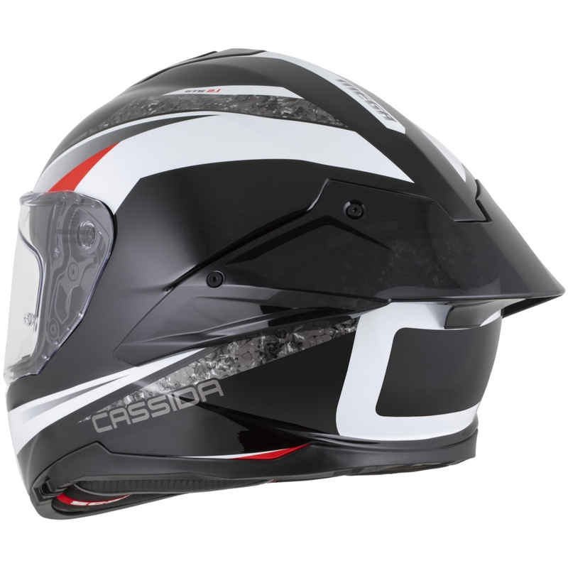 Cassida Integral GTS 2.1 Mega full-face motociklistička kaciga crno-bijelo-crvena