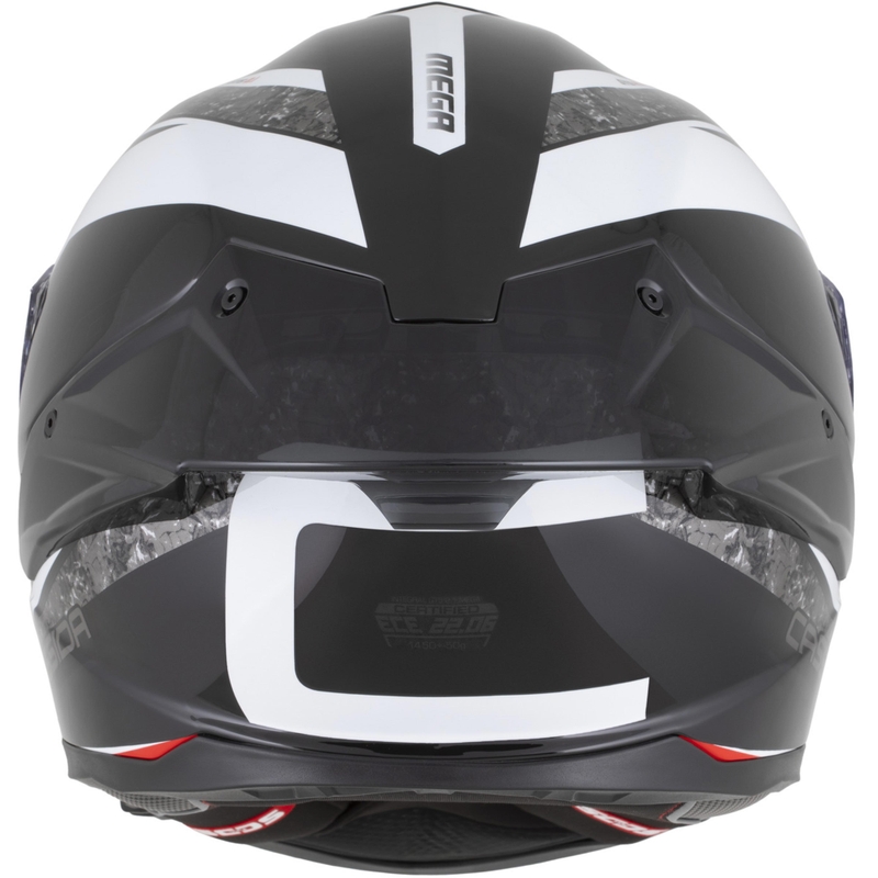 Cassida Integral GTS 2.1 Mega full-face motociklistička kaciga crno-bijelo-crvena