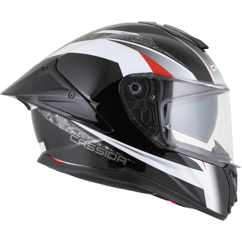 Cassida Integral GTS 2.1 Mega full-face motociklistička kaciga crno-bijelo-crvena