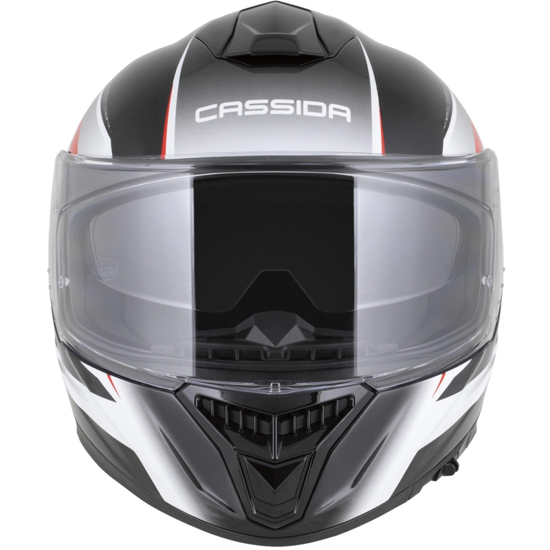 Cassida Integral GTS 2.1 Mega full-face motociklistička kaciga crno-bijelo-crvena