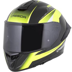 Cassida Integral GTS 2.1 Mega full-face motociklistička kaciga crno-fluo žuto-bijela