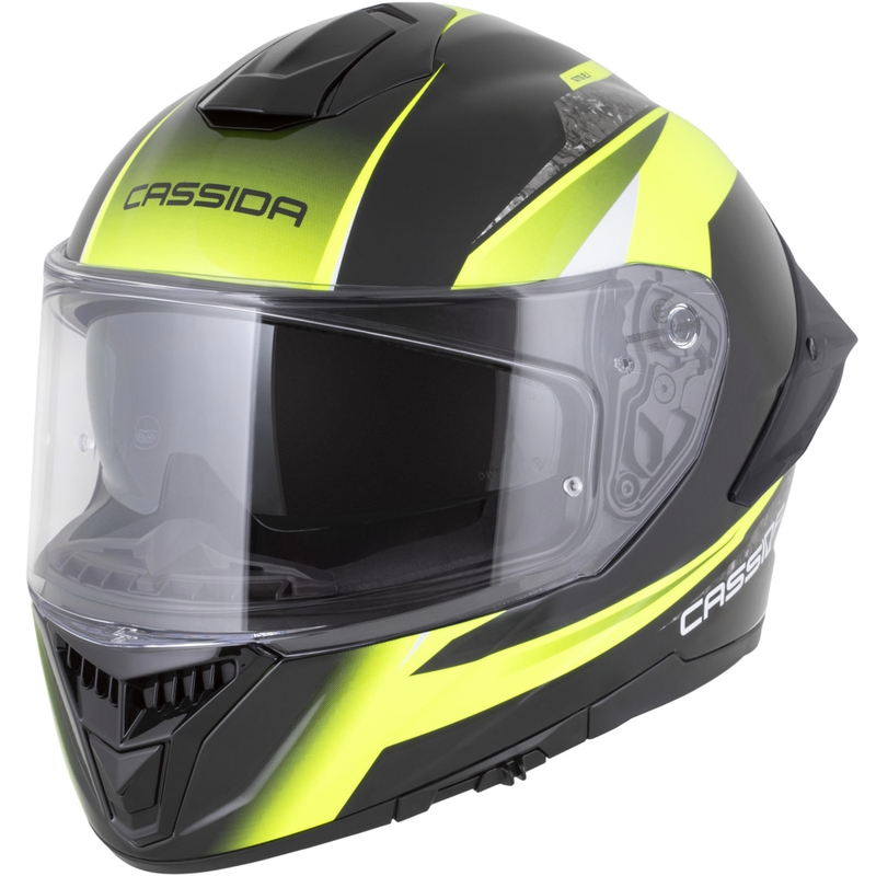Cassida Integral GTS 2.1 Mega full-face motociklistička kaciga crno-fluo žuto-bijela