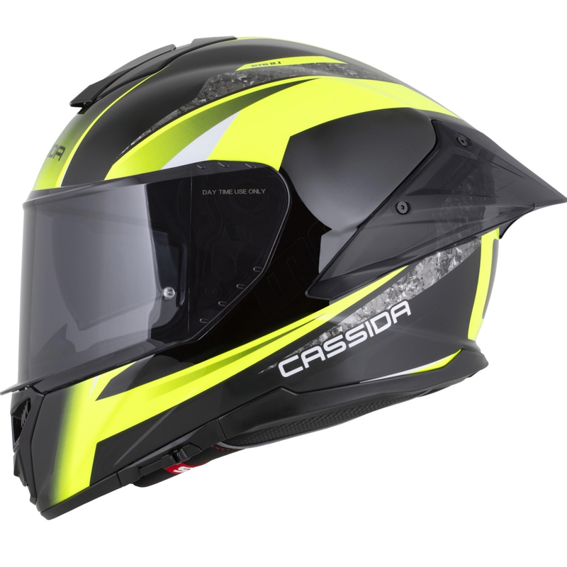 Cassida Integral GTS 2.1 Mega full-face motociklistička kaciga crno-fluo žuto-bijela