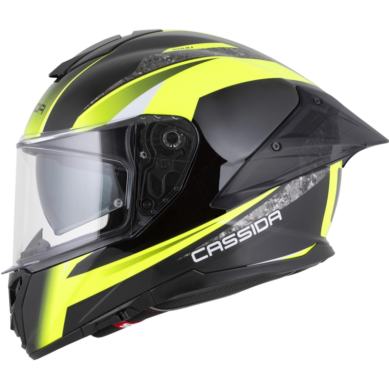 Cassida Integral GTS 2.1 Mega full-face motociklistička kaciga crno-fluo žuto-bijela