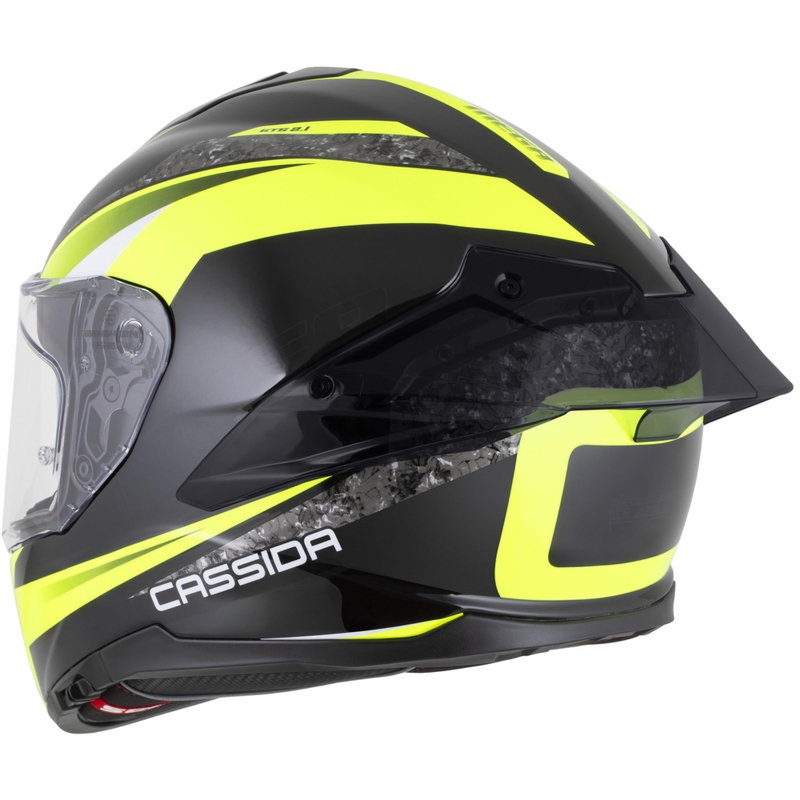 Cassida Integral GTS 2.1 Mega full-face motociklistička kaciga crno-fluo žuto-bijela