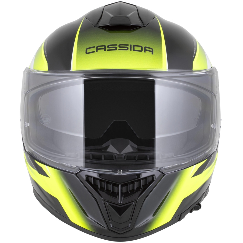 Cassida Integral GTS 2.1 Mega full-face motociklistička kaciga crno-fluo žuto-bijela