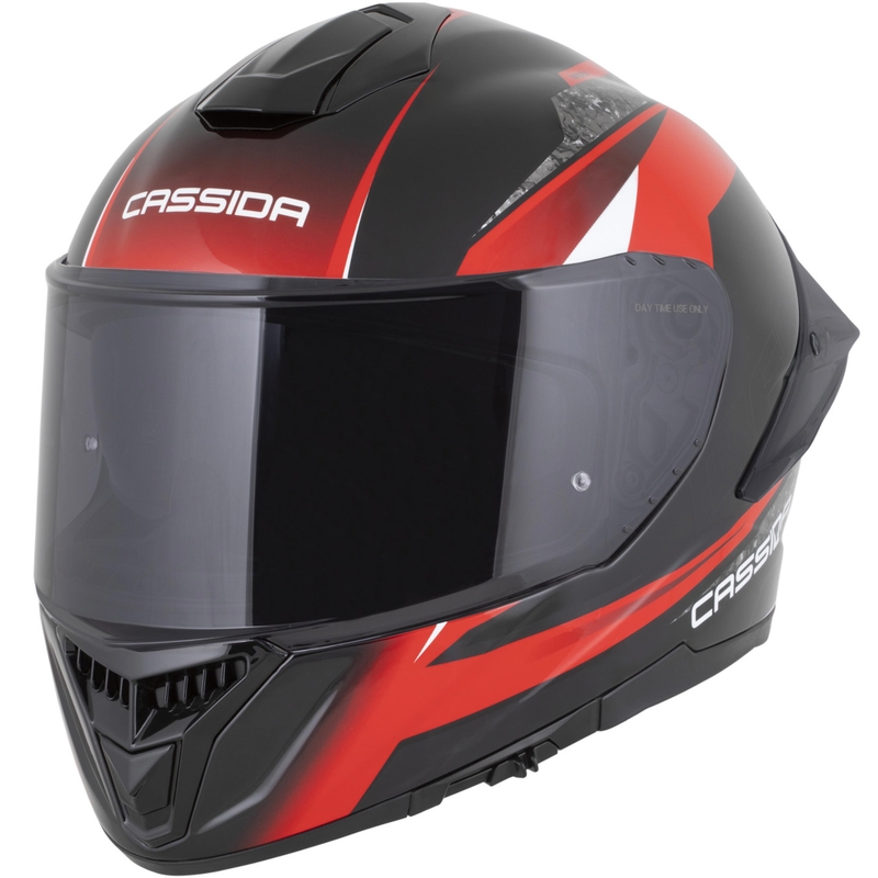 Cassida Integral GTS 2.1 Mega integralna motociklistička kaciga crno-crveno-bijela