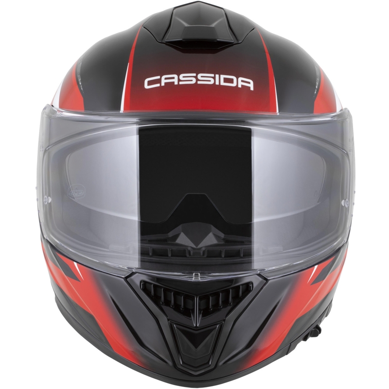 Cassida Integral GTS 2.1 Mega integralna motociklistička kaciga crno-crveno-bijela