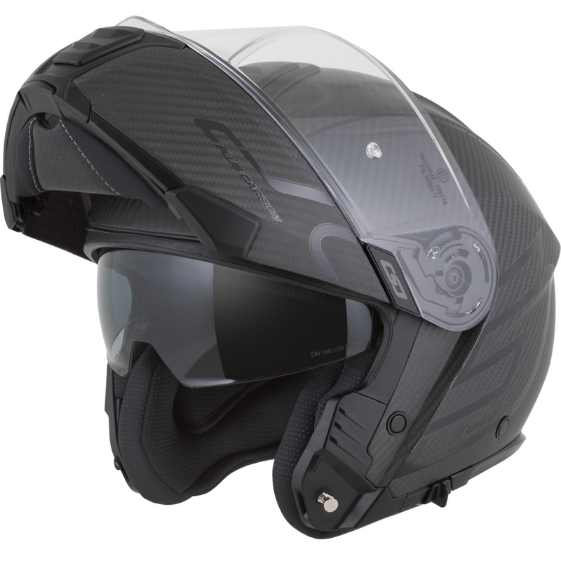 Preklopna motociklistička kaciga Cassida Modulo 2.1 Plus Carbon BlackOut mat crna