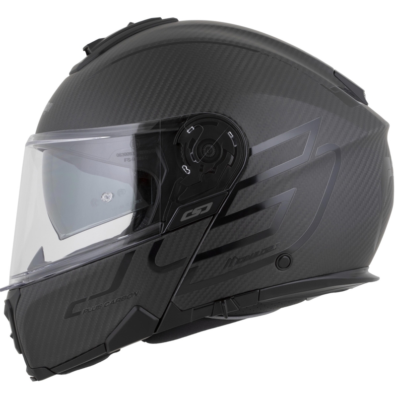 Preklopna motociklistička kaciga Cassida Modulo 2.1 Plus Carbon BlackOut mat crna