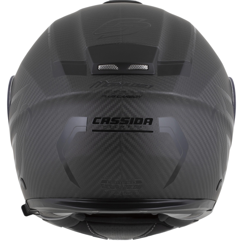 Preklopna motociklistička kaciga Cassida Modulo 2.1 Plus Carbon BlackOut mat crna