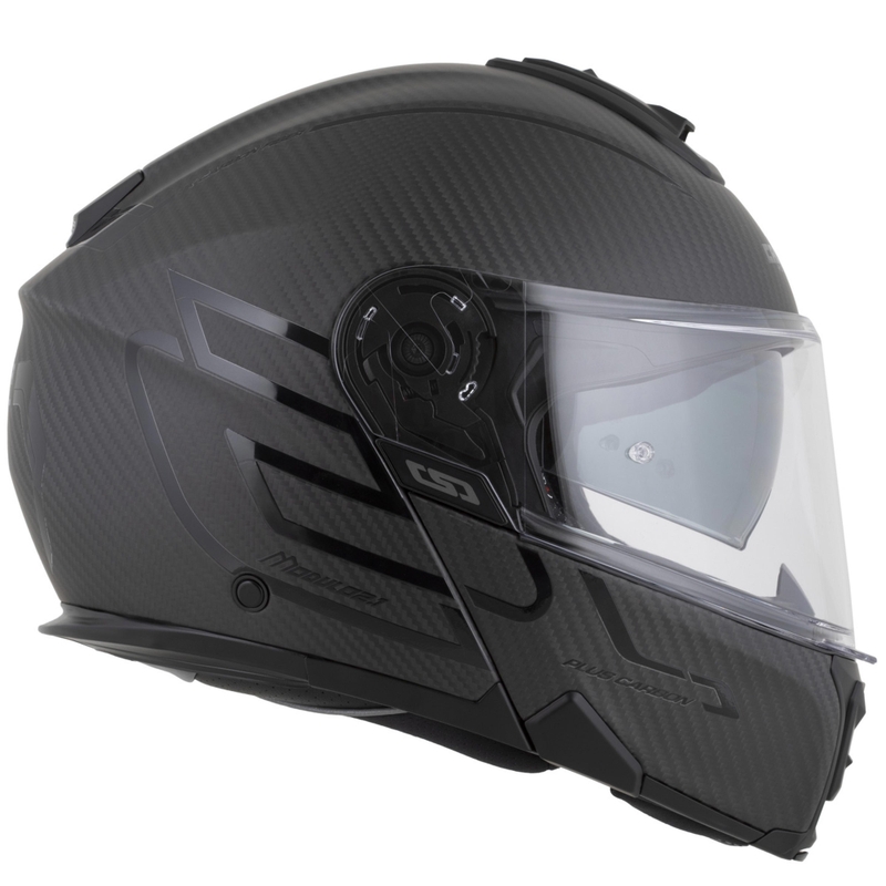 Preklopna motociklistička kaciga Cassida Modulo 2.1 Plus Carbon BlackOut mat crna