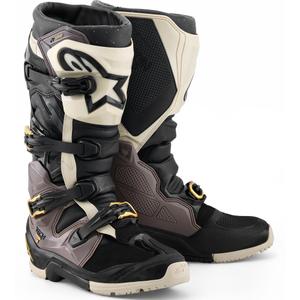 Alpinestars TECH 7 Enduro Drystar motociklističke čizme crne-tamno sive-zlatne