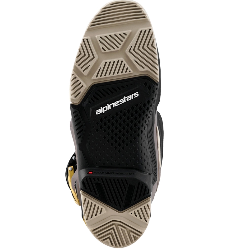 Alpinestars TECH 7 Enduro Drystar motociklističke čizme crne-tamno sive-zlatne