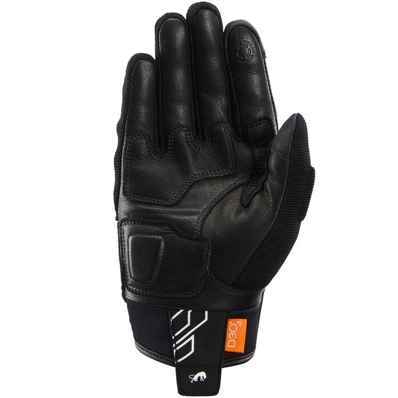 Furygan Jet Neon D3O® Evo ženske motociklističke rukavice crno-bijele