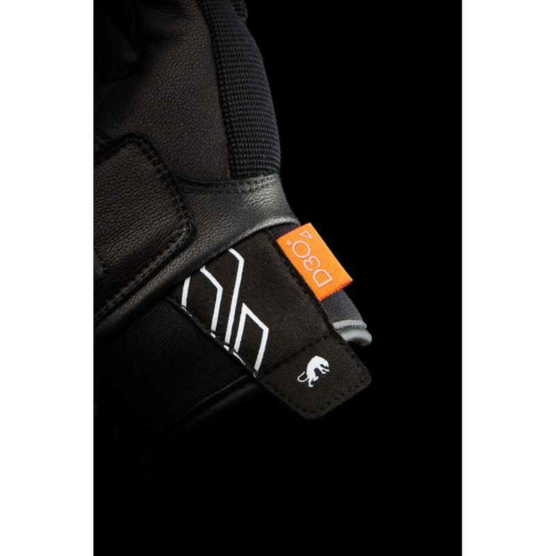 Furygan Jet Neon D3O® Evo ženske motociklističke rukavice crno-bijele