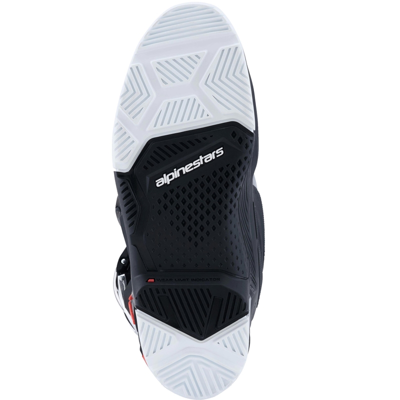 Alpinestars TECH 7 Enduro Drystar motociklističke čizme crno-fluo crveno-bijele