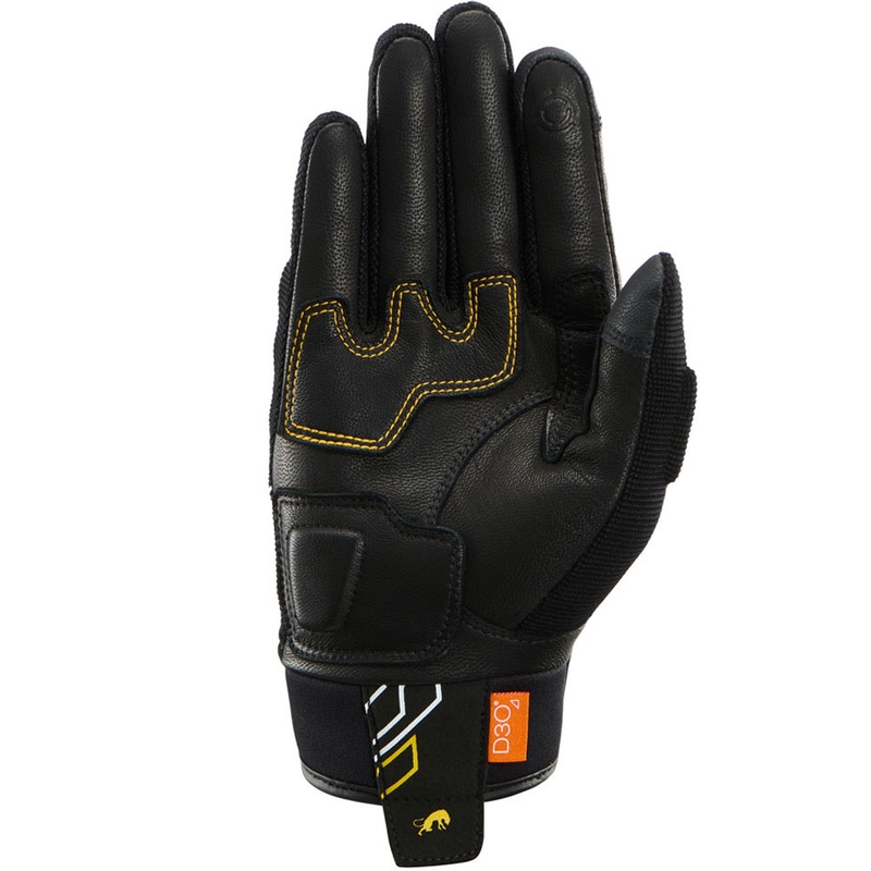 Furygan Jet Neon D3O® Evo ženske motociklističke rukavice crno-zlatne