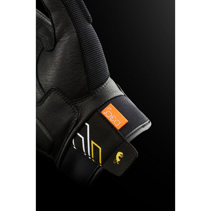 Furygan Jet Neon D3O® Evo ženske motociklističke rukavice crno-zlatne