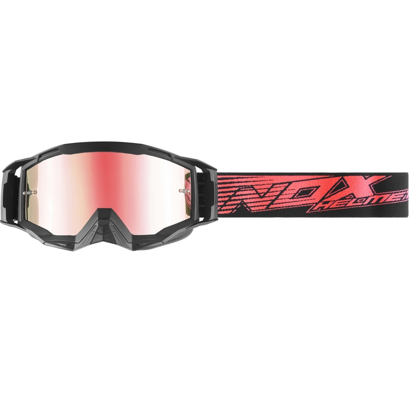 NOX Spectre motokros naočale crno-crvene