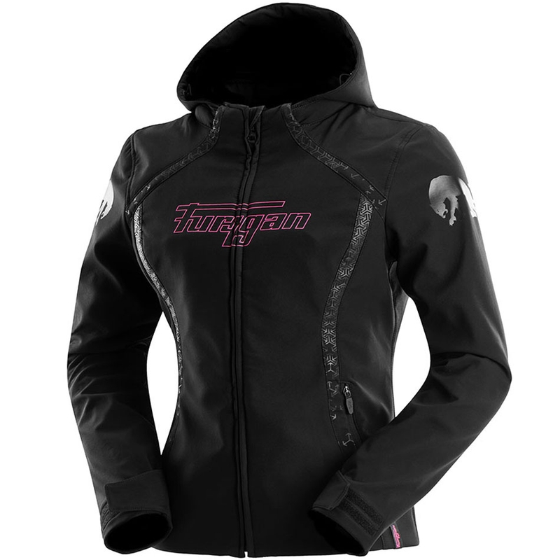 Furygan Skye ženska motociklistička jakna crno-roza
