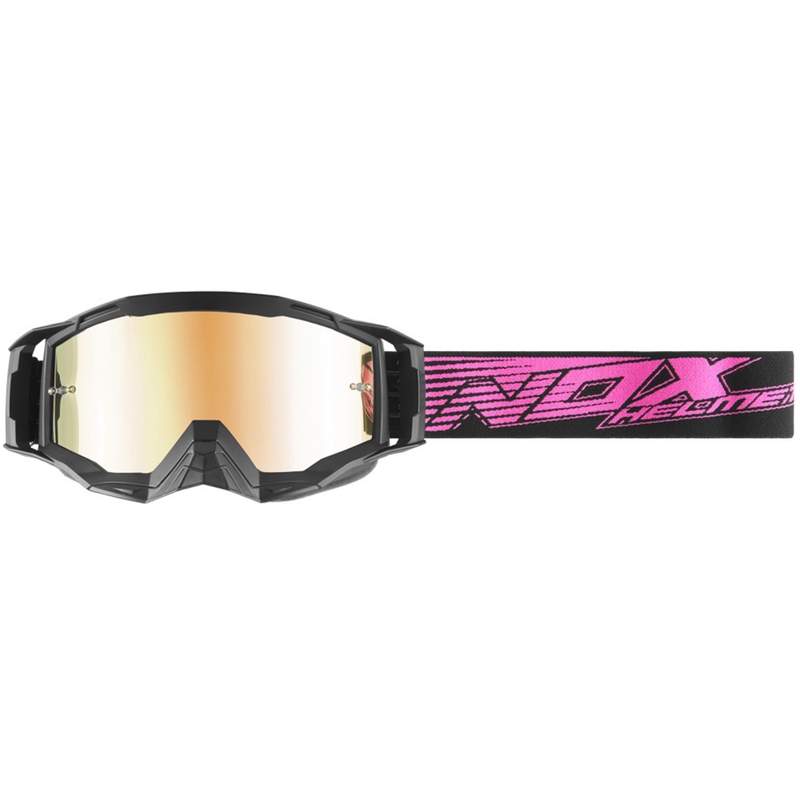 Motokros naočale NOX Spectre crno-roze