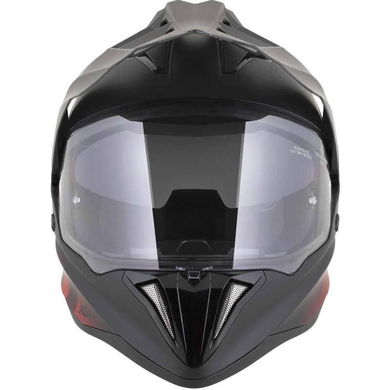 Enduro motociklistička kaciga ZED XD1 mat crno-crvena