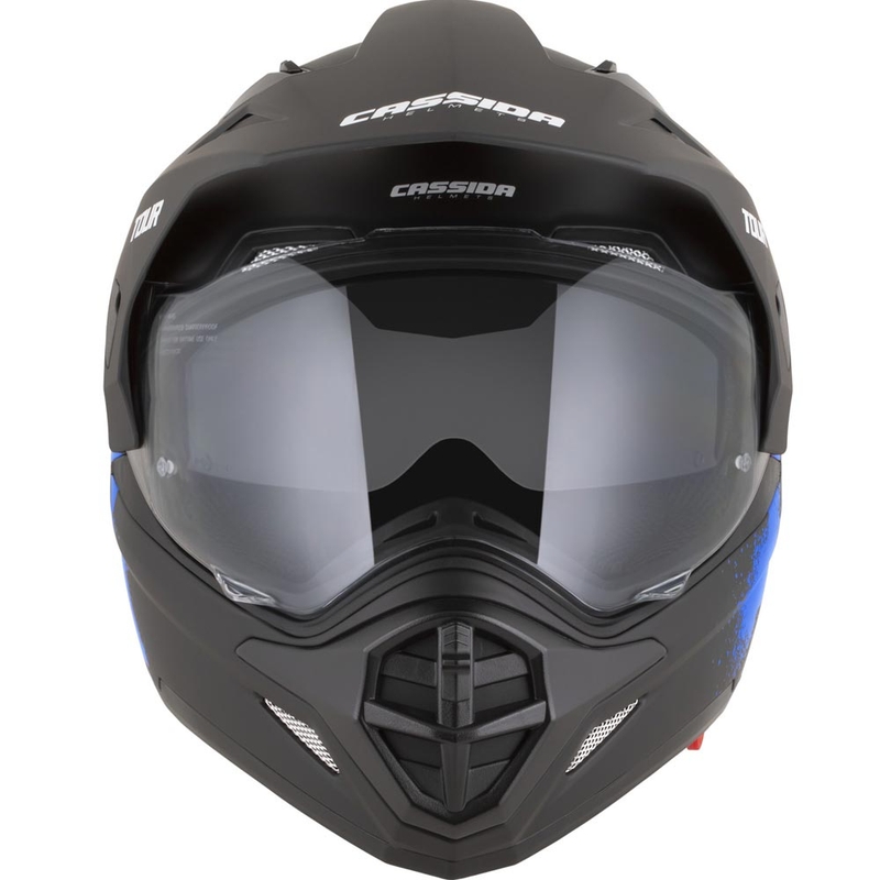 Enduro motociklistička kaciga Cassida Tour 2.0 Crew mat crno-plava