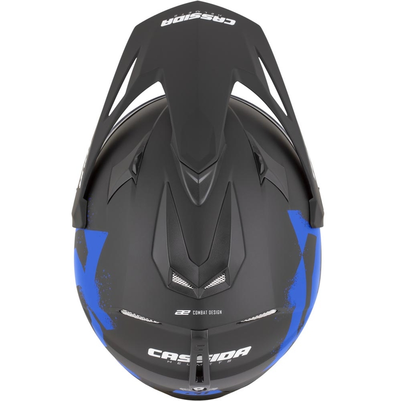 Enduro motociklistička kaciga Cassida Tour 2.0 Crew mat crno-plava