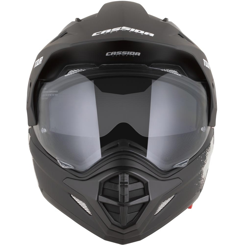 Enduro motociklistička kaciga Cassida Tour 2.0 Crew mat crno-pijesak
