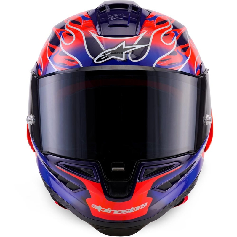 Alpinestars Supertech R-10 Flyte full-face motociklistička kaciga Jorge Martin ljubičasto-crvena