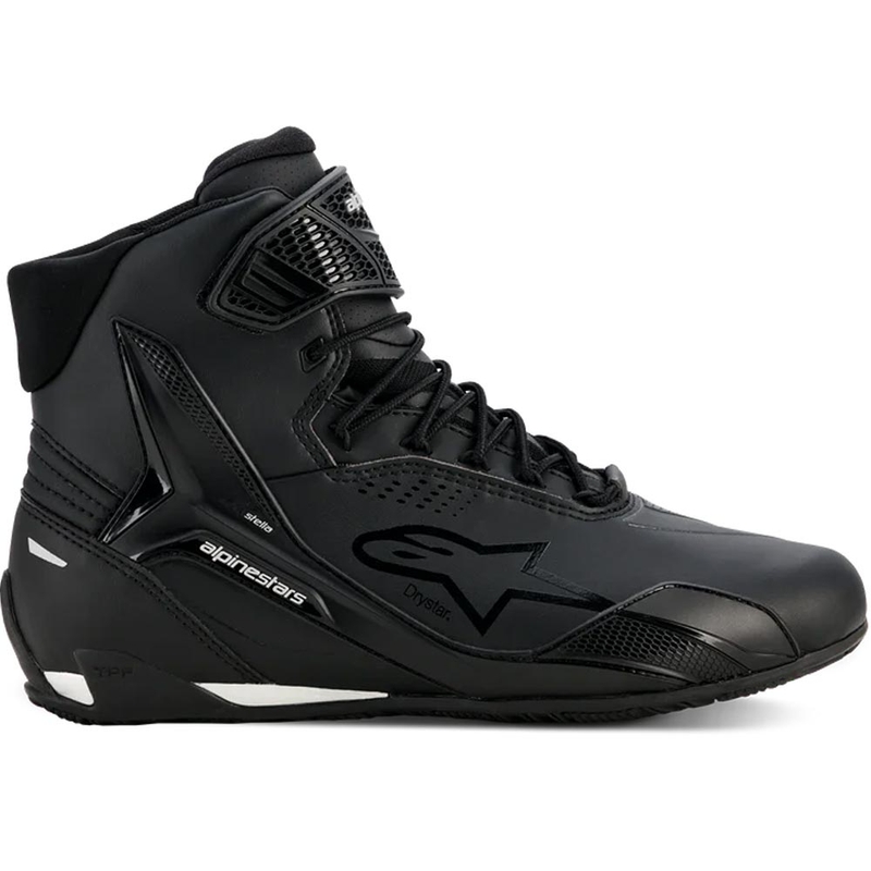 Ženske motociklističke čizme Alpinestars Stella Faster-4 Drystar crno-srebrne