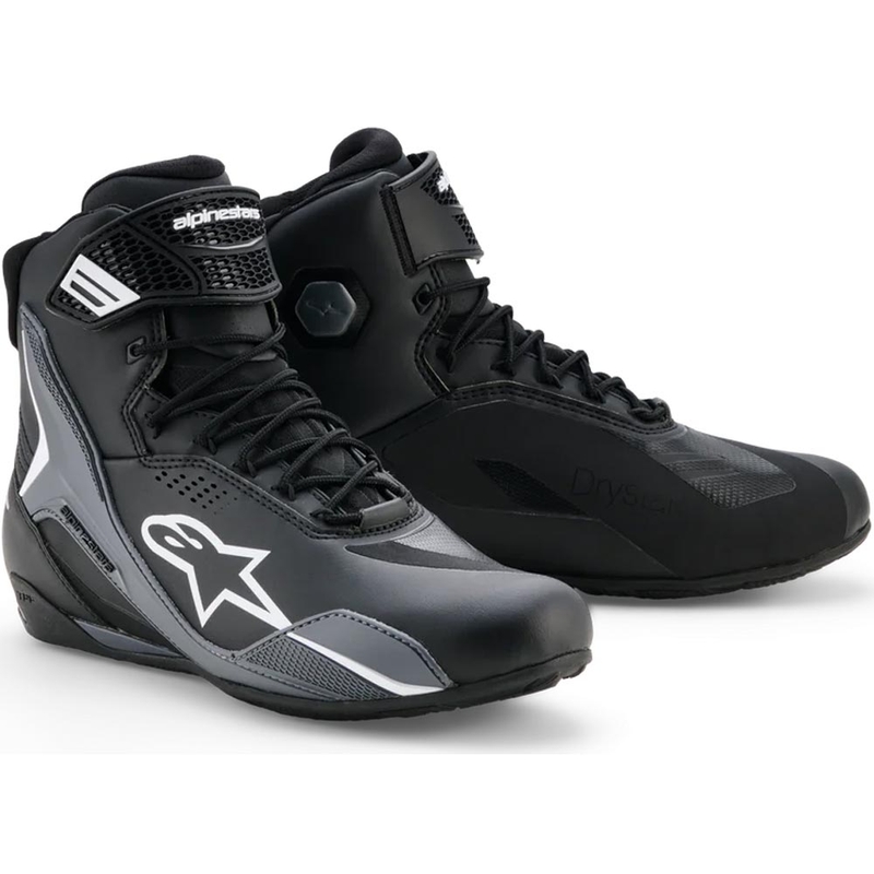 Alpinestars Faster-4 Drystar motociklističke čizme crno-tamno sive-bijele