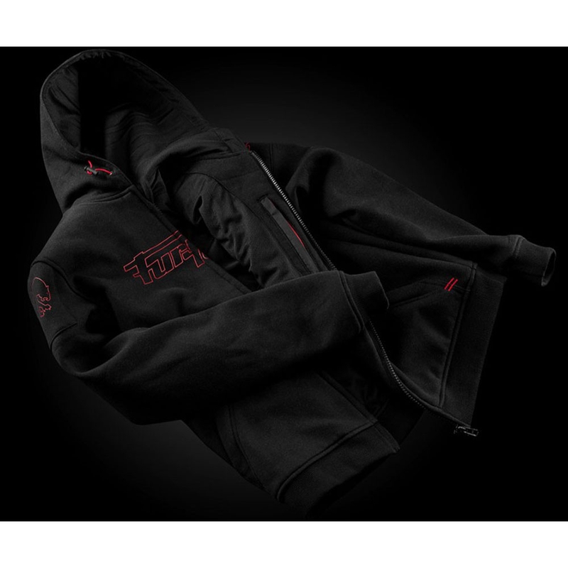 Furygan Livio X Kevlar® motociklistička jakna crno-crvena