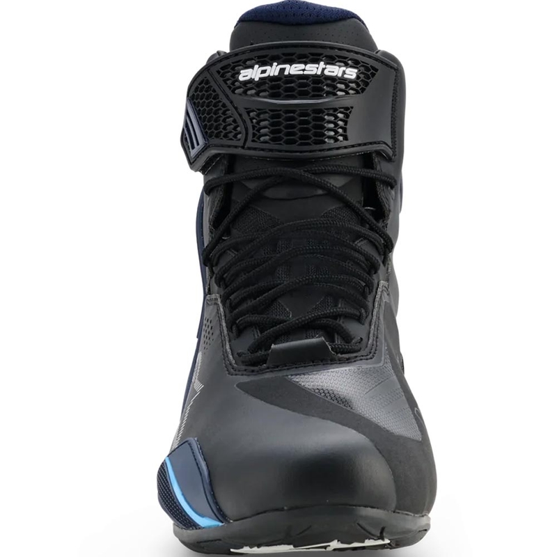 Alpinestars Faster-4 Drystar motociklističke čizme crno-plavo-bijele