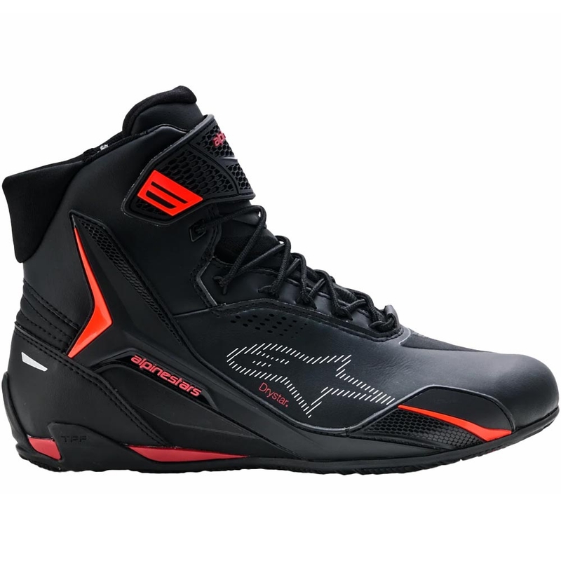 Alpinestars Faster-4 Drystar motociklističke čizme crno-fluo crvene