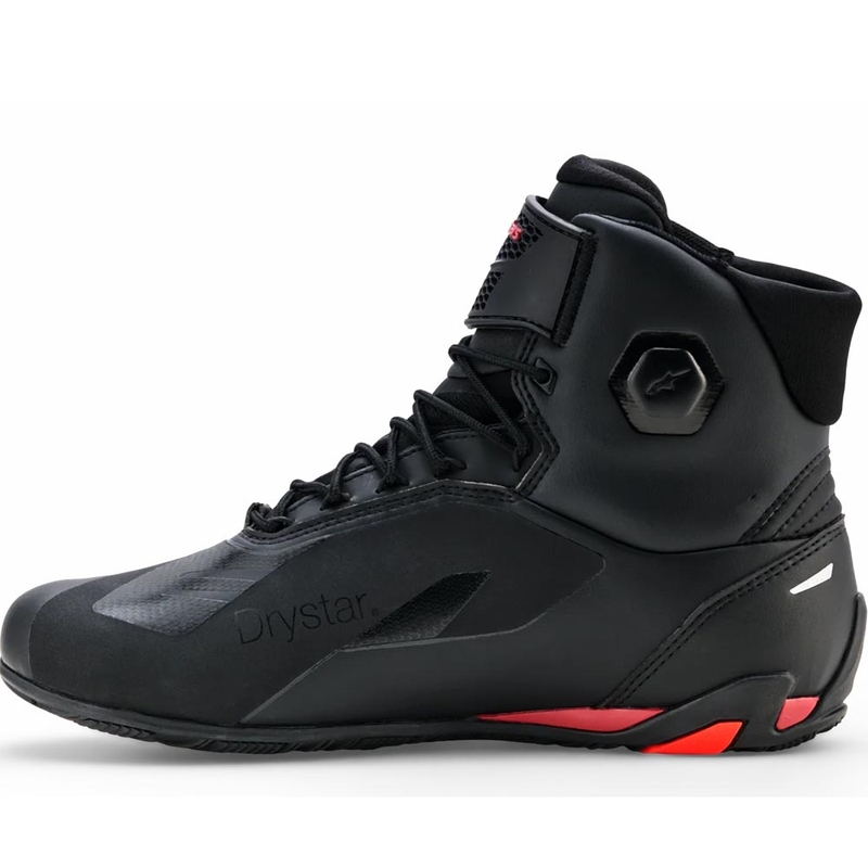 Alpinestars Faster-4 Drystar motociklističke čizme crno-fluo crvene