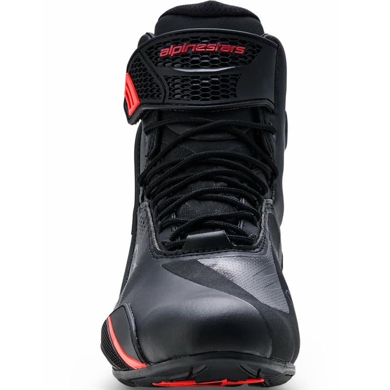 Alpinestars Faster-4 Drystar motociklističke čizme crno-fluo crvene