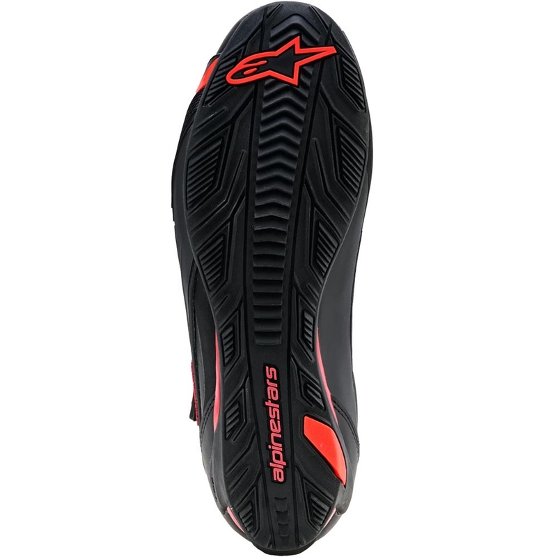 Alpinestars Faster-4 Drystar motociklističke čizme crno-fluo crvene