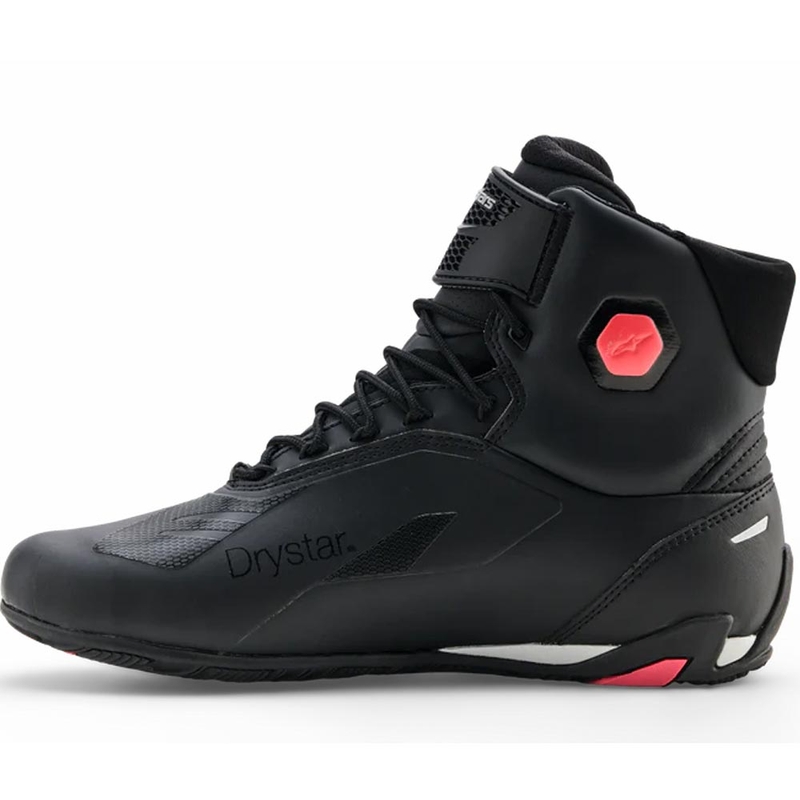 Ženske motociklističke čizme Alpinestars Stella Faster-4 Drystar crno-sivo-crvene