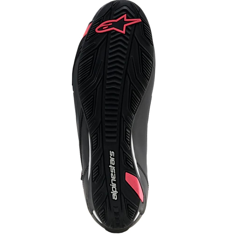 Ženske motociklističke čizme Alpinestars Stella Faster-4 Drystar crno-sivo-crvene