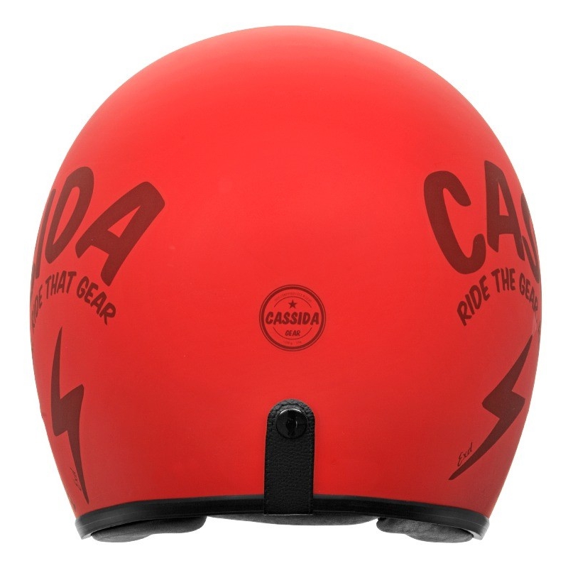 Otvorena motociklistička kaciga Cassida Oxygen Gear crveno-crna