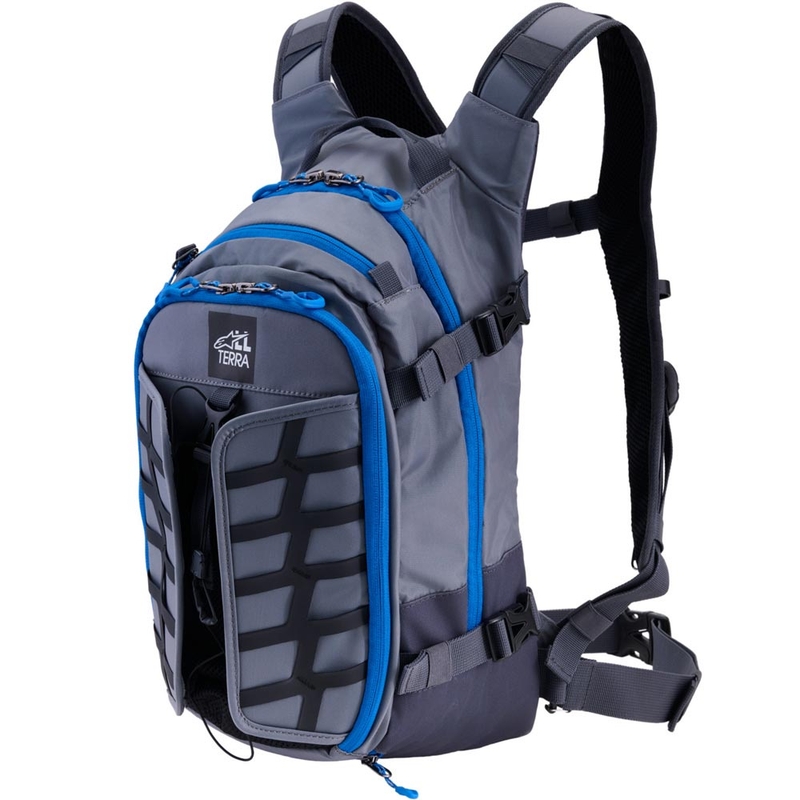 Alpinestars AT-15 moto ruksak tamno sivo-sivo-plavi 15 l