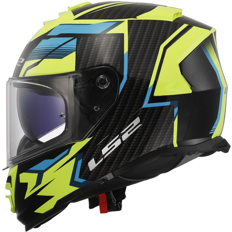 LS2 FF800 Storm II Tracker integralna motociklistička kaciga crno-fluo žuta