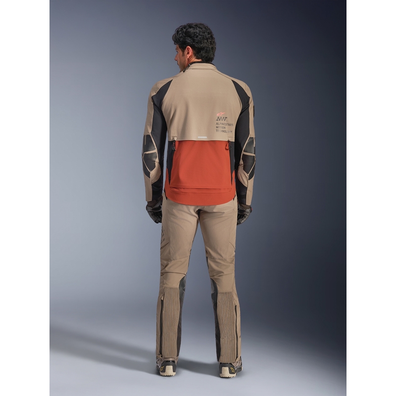 Alpinestars AMT-8 Stretch Drystar XF motociklistička jakna smeđe-narančasto-crna