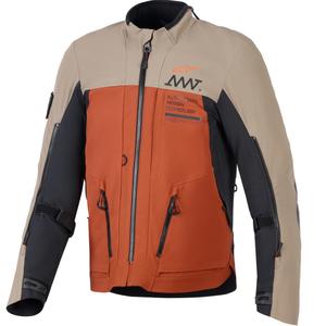 Alpinestars AMT-8 Stretch Drystar XF motociklistička jakna smeđe-narančasto-crna